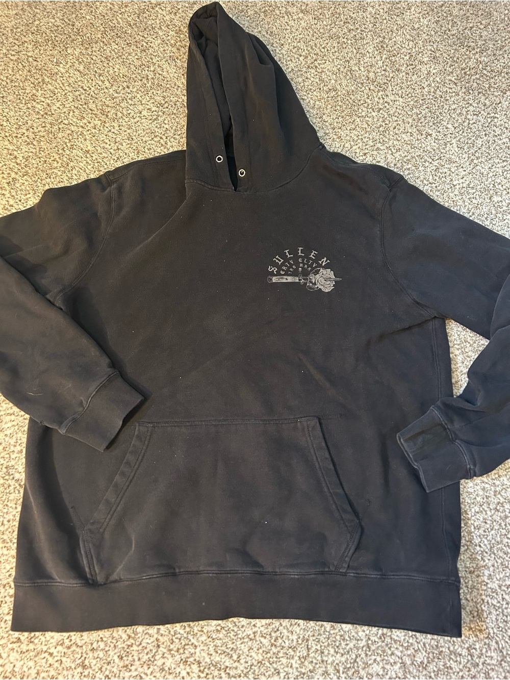 Sullen Art Collective Black Graphic Hoodie